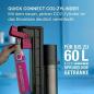 Preview: SodaStream Quick Connect Reservezylinder, Kohlensäure für bis zu 60 Liter gesprudeltes Wasser, Pink