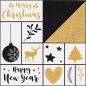 Preview: folia 31108 - Holzstempelset Christmas, inklusive 10 Holzstempel und 2 Stempelkissen