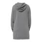Preview: Disney Minnie Mouse Kapuzenpullover lang - Sweatkleid für Damen Farbe: Dunkel Grau  Gr. L
