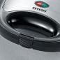 Preview: SEVERIN Sandwichmaker-Toaster für 2 Sandwiches, Dreieckige Sandwichtoasts, 600 W, Edelstahl-gebürstet-schwarz, SA 2969