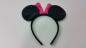 Preview: Haarreifen mit Mickey Mouse Ohren Farbe: Pink