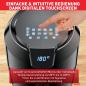 Preview: Tefal EY4018 Easy Fry Precision XL Heißluftfritteuse - 1500 Watt, 4,2 Liter, digitales Display, Schwarz 