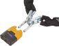 Preview: Prophete 0227 Fahrradschloss Kettenschloss 90 cm, Art, schwarz/orange 