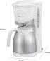 Preview: Clatronic Thermo-Kaffeeautomat KA3327 für 8-10 Tassen, Weiss