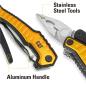 Preview: Caterpillar Multitool XL mit Werkzeugen aus Edelstahl, 9 in 1 CAT-Werkzeug