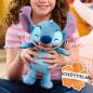 Preview: Just Play - Disney STITCH Crack Me Up-Plüschpuppe mit Geräuschen und Bewegung, 28 cm große, interaktive Stofffigur