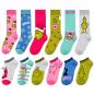 Preview: The GRINCH - DAMEN Adventskalender 12 Paar Socken 35-41 ( 6 Paar Socken & 6 Paar Sneaker ) Style - ROSA