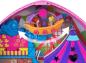 Preview: Polly Pocket GKL60 - Polly Pocket „Klein – ganz groß“ Freizeitpark Rucksack mit verstellbaren Trägern, 2 kleinen Puppen, einem Eiswagen und Fahrgeschäften