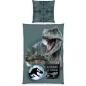 Preview: Herding Bettwäsche-Set, Jurassic World - T-REX Beware of GIGA, Kopfkissenbezug ca. 80 x 80 cm, Bettbezug ca. 135 x 200 cm