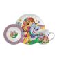 Preview: PAW PATROL Kindergeschirr - Frühstückset Teller, Schale, Becher GIRLS
