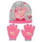 Preview: PEPPA PIG 13869 - Kinder Winter Set Gr. 51/54 cm Mütze und Handschuhe