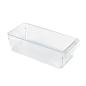 Preview: Rotho Loft 3er-Set Kühlschrankorganizer, Kunststoff (PP) BPA-frei, transparent S + M + L