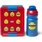 Preview: LEGO® Lunch-Set Classic Panier-Repas ICONIC SMILY -Trinkflasche + Brotdose  - Rot / Blau