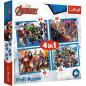 Preview: Trefl 34386 -  4in1 Puzzle, Marvel AVENGERS, von 35 bis 70 Teilen, 4 Sets