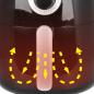 Preview: Emerio AF-125770 SmartFryer AirFryer Heißluftfritteuse 3.0 Liter 1450 Watt Schwarz