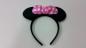 Preview: Haarreifen mit Mickey Mouse Ohren Farbe: Rosa