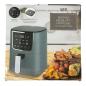 Preview: SEG Digitale Heissluft Fritteuse AF2599 Airfryer 4 Liter - grau/ blau 