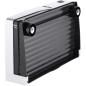 Preview: Unold 78866 ALLESSCHNEIDER Curve Silver, 100 W, 230 V, zusammenklappbar, Edelstahlmesser, Silber/Schwarz, Edelstahl
