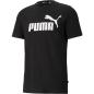 Preview: PUMA Herren T-Shirt Essentials Tee – Rundhals-Kragen Logo BLACK - XL