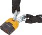 Preview: Prophete 0227 Fahrradschloss Kettenschloss 90 cm, Art, schwarz/orange 
