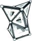 Preview: Geomag CLASSIC Black & White, Magnetkonstruktionen und Lernspiele, 104-teilig