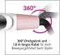 Preview: MAXXMEE Hairstyler Curl & Straight | 3in1 Hair Styler mit geschwungenen Stylingplatten |LED-Display [weiß/rosegold]