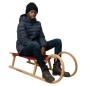 Preview: WESTSIDE Hörnerrodel 110 cm Schlitten aus Buchenholz