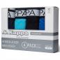 Preview: KAPPA 4er Pack Herren Boxershort (19-4150) Black-Blue-Turquoise Gr. M