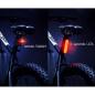 Preview: Fischer LED Akku Stableuchte, Rücklicht, Fahrradbeleuchtung, Fahrrad-Rückleuchte, aufladbar, Schutzart IPX4, schwarz 