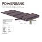 Preview: Trekstone SOLAR-POWERBANK 16.000 mAh 2x USB-A 1x USB-C  Schwarz 