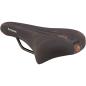 Preview: Prophete 6157 Fahrradsattel, MTB-Renn-Sattel, mit Memory Foam Technology, Farbe schwarz 
