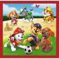 Preview: Trefl 34867 PAW Patrol Fröhliche Welpen-3in1 Elementen-Puzzles 20 bis 50 