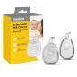 Preview: Medela InBra Milchauffangschalen, auslaufsicheres, tragbares Design mit flexiblem Verschluss, anatomischer Form, BPA-frei