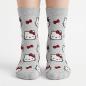Preview: HELLO KITTY 1 Paar Damen Zaubersocken Grau 37-41
