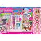 Preview: Mattel HHY40 Barbie-Puppenhaus mit 4 Spielbereichen, komplett eingerichtet mit Barbie-Accessoires & Möbeln, 360° drehbar, klappbar, ohne Barbie-Puppe
