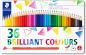 Preview: STAEDTLER Buntstifte ergo soft, ergonomische Dreikantform, 36 Buntstifte in brillanten Farben im Metalletui
