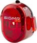 Preview: Sigma Sport NUGGET II Fahrradbeleuchtung, Rot, One Size 