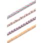 Preview: folia 32039 - Kumihimo Bracelets PASTELL RAINBOW, Bastelset für Armbänder, 16-teilig mit Garn, Knüpfscheiben und Perlen, inkl. Anleitung