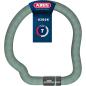 Preview: ABUS Kettenschloss Goose Lock – biegsames, klapperfreies Fahrradschloss aus gehärtetem Stahl – 6 mm stark – 110 cm lang – mit Schlüssel – Hellgrün