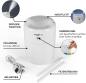 Preview: MAXXMEE Diffuser | Mit LED-Farbwechsel und Nachtlicht-Funktion - USB Funktion