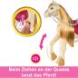 Preview: Mattel HXJ42 - Barbie bewegliches Pferd -  Pferdeabenteuer - Tanz und Show Pferd - mit Zubehör