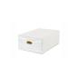 Preview: QBOX Wave Schubladenbox 1 Schub Weiss Gr. L  ( 28 x 40 x 15 cm ) 