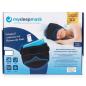 Preview: mysleepmask Schlafmaske inklusive 2 Ohrstöpseln und 2 Gelpads, Kopfumfang circa 59-63 cm, L/XL