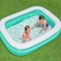 Preview: Bestway® 54005 - Planschbecken 201x150x51 cm türkis, eckig Family Pool