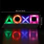 Preview: Paladone PLAYSTATION Icons Light mit 3 Lichtmodi - Musikreaktive Spielraumbeleuchtung