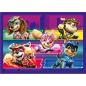 Preview: Trefl 34621 -  4 in 1  Puzzle MIGHTY MOVIE von PAW Patrol, von 35 bis 70 Teilen, 4 Sets