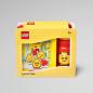 Preview: LEGO® Lunch-Set Classic Panier-Repas ICONIC GIRL -Trinkflasche + Brotdose  - Rot / Gelb