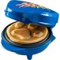 Preview: BESTRON Mini-Waffeleisen im einzigartigen Paw Patrol Design, inkl. Backampel, Waffelgröße: Ø 10cm, Farbe: BLAU