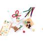 Preview: folia 93503 - Chenilledraht Bastelset "Winter" für Kinder und Erwachsene, wiederverschließbares Täschchen mit vielen Utensilien zum Gestalten kleiner Chenille-Figuren