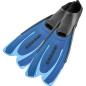 Preview: Cressi Agua - Unisex Premium Flossen Self Adjusting zum Tauchen, Apnoe, Schnorcheln und Schwimmen, Blau (Hellblau), 43/44